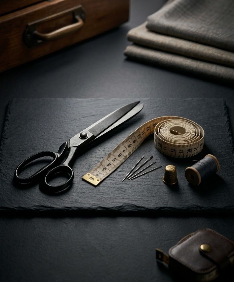 Skilled tailor at work in the SAFA24 workshop